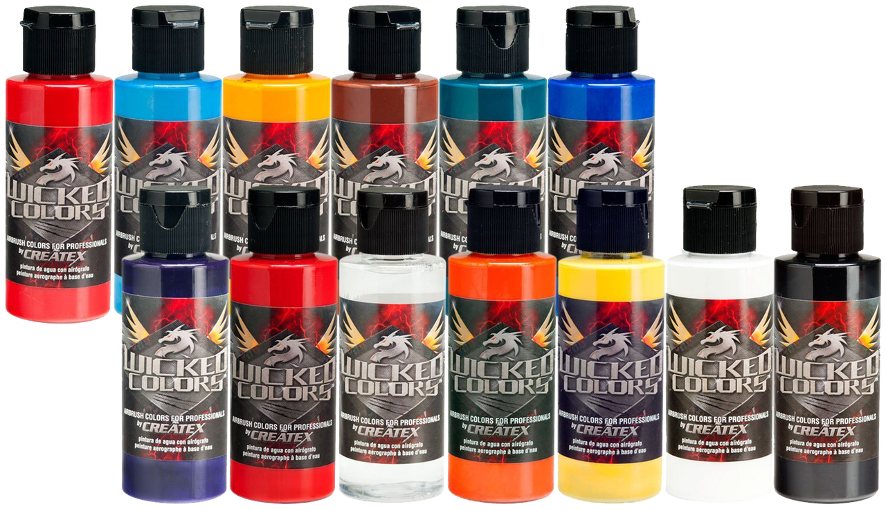 Wicked Pro Airbrush Paint Kit - Thrill Builders